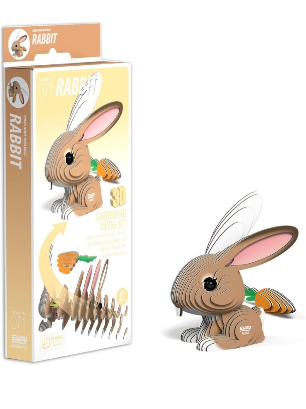 NWT Eugy Rabbit 3D Puzzle